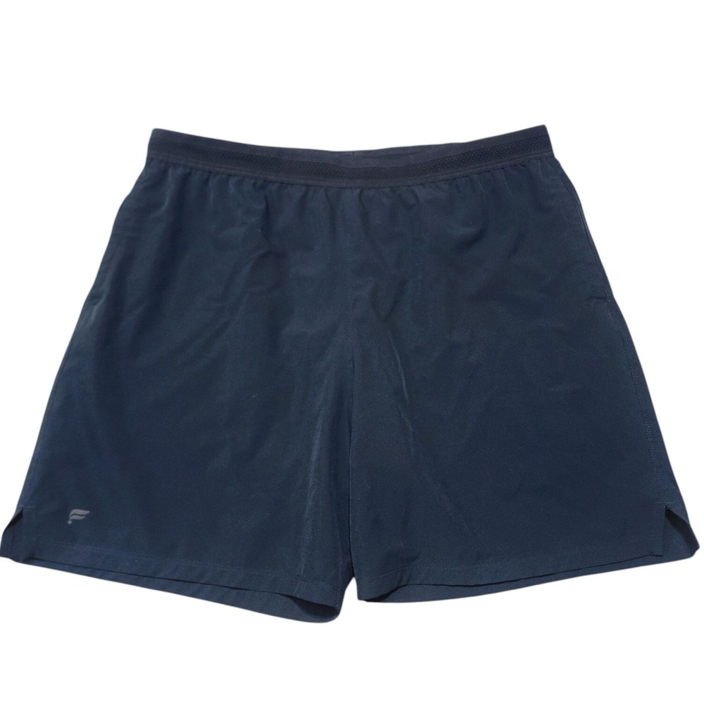 Fabletics Fundamental Shorts Mens XXL Navy Blue Athletic Training Gym Lined